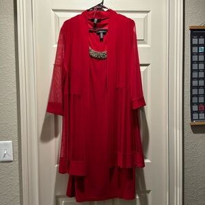 R&M Richard’s Red Formal Dress